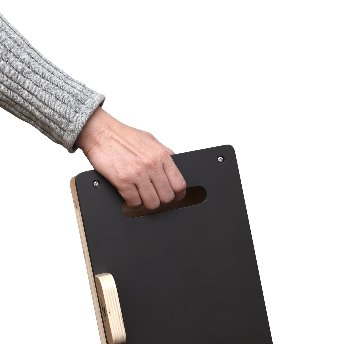 Drewniany garaż zabawka dla dzieci, zabawa samochodami, warsztat auta Micki