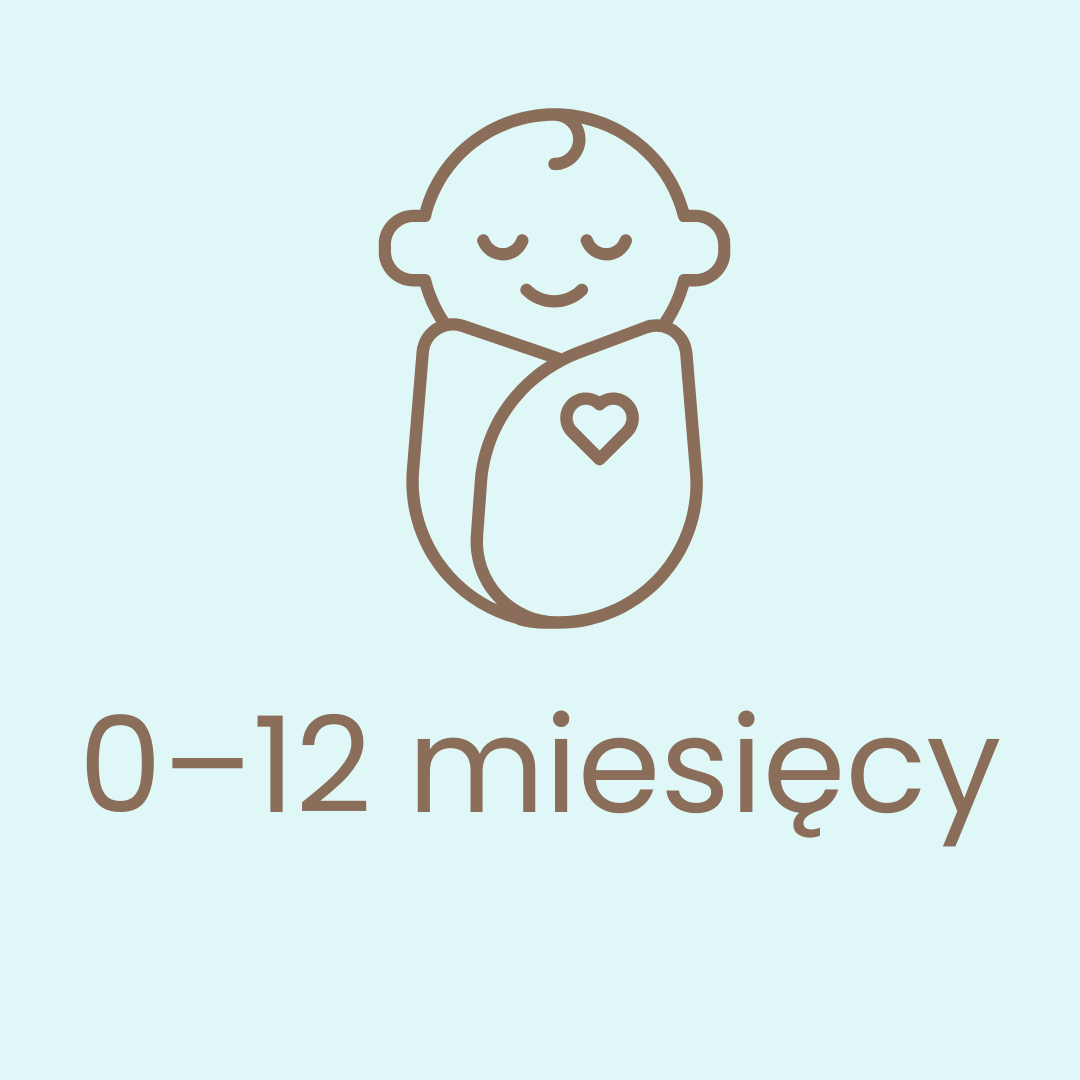 Ikona niemowlęcia – zabawki dla dzieci 0–12 miesięcy