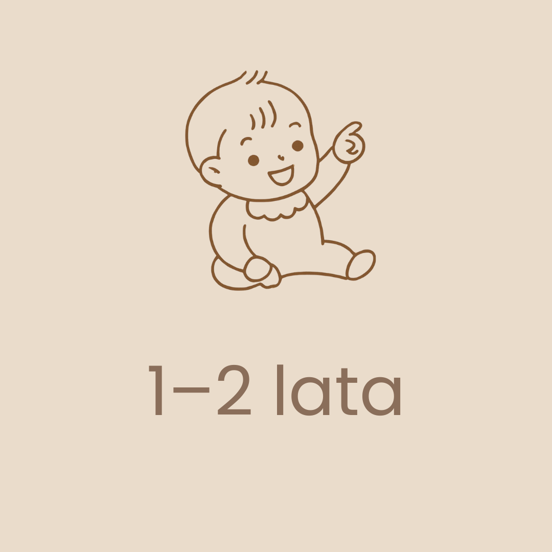 Ikona dziecka uczącego się chodzić – zabawki dla dzieci 1–2 lata