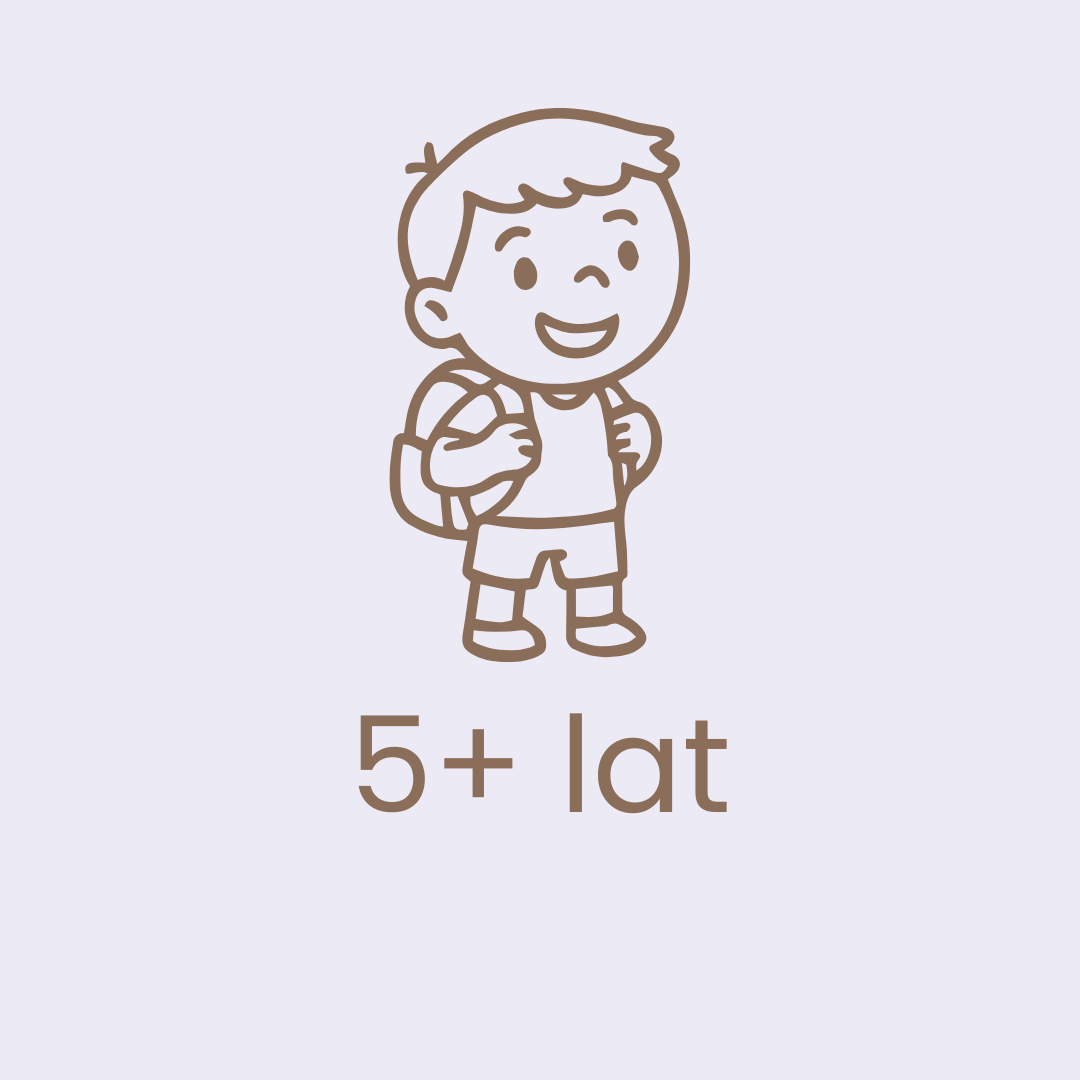 Ikona starszego dziecka z plecakiem – zabawki dla dzieci 5+ lat