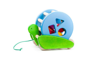 Drewniany ślimak sorter na sznurku - BAJO