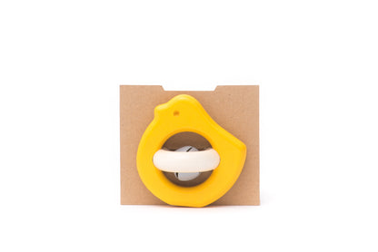 Drewniana grzechotka ptaszek z dzwoneczkiem - BAJO