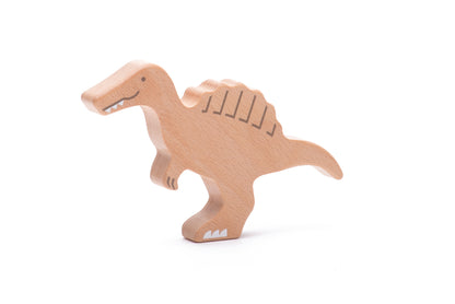 Drewniane figurki dinozaurów - zestaw 10szt. - BAJO