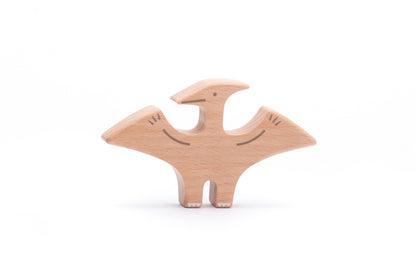 Drewniane figurki dinozaurów - zestaw 10szt. - BAJO