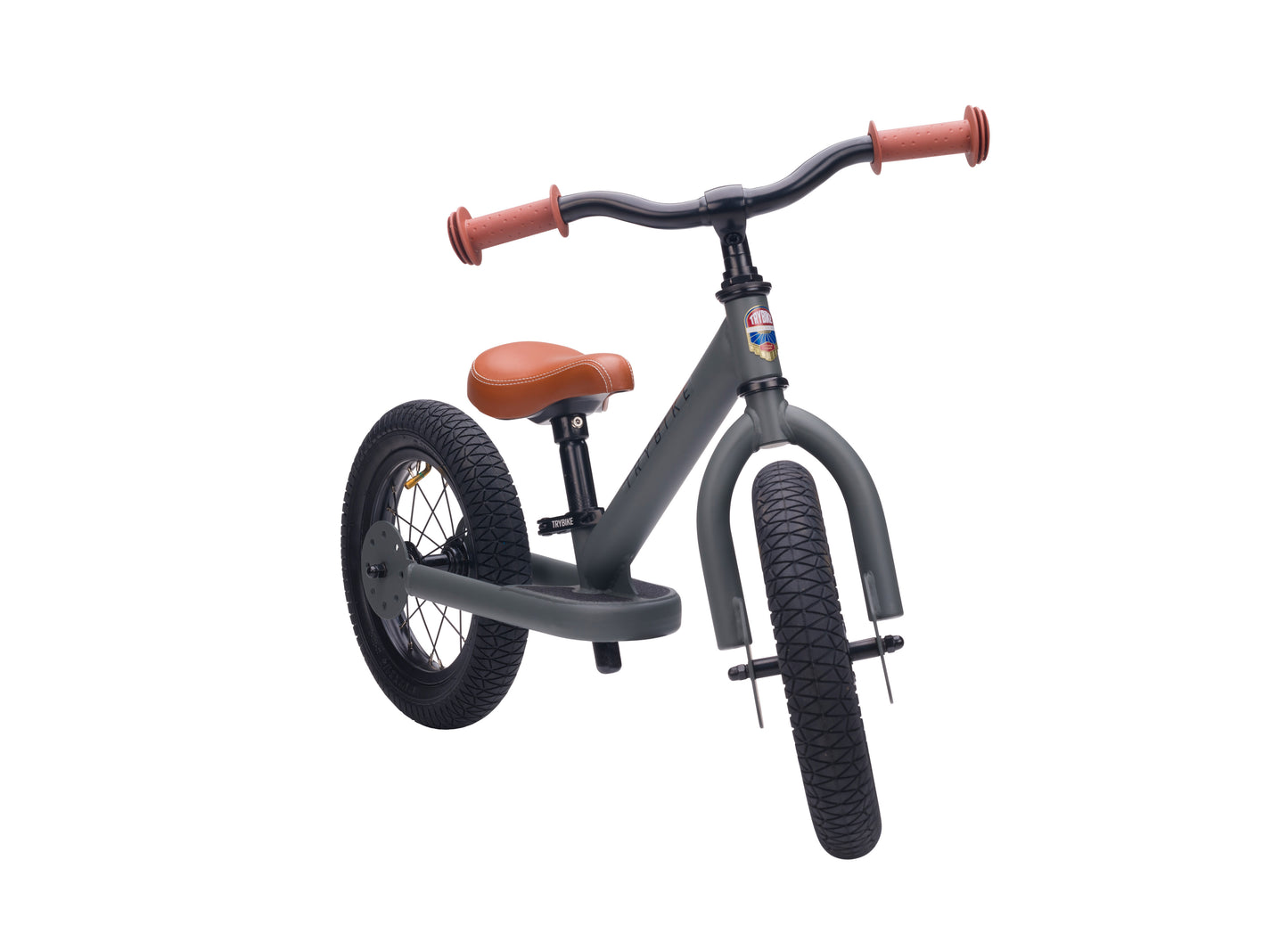 Pierwszy rower biegowy balansujący dziecięcy szary dla dzieci Trybike