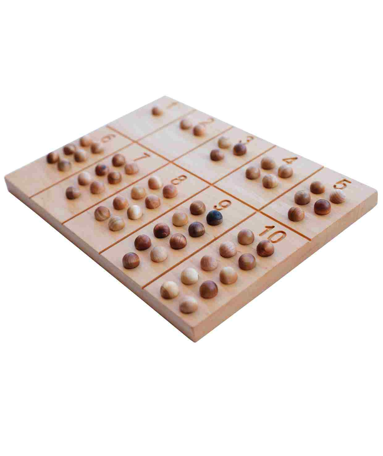 Drewniana Tablica Numeryczna Montessori